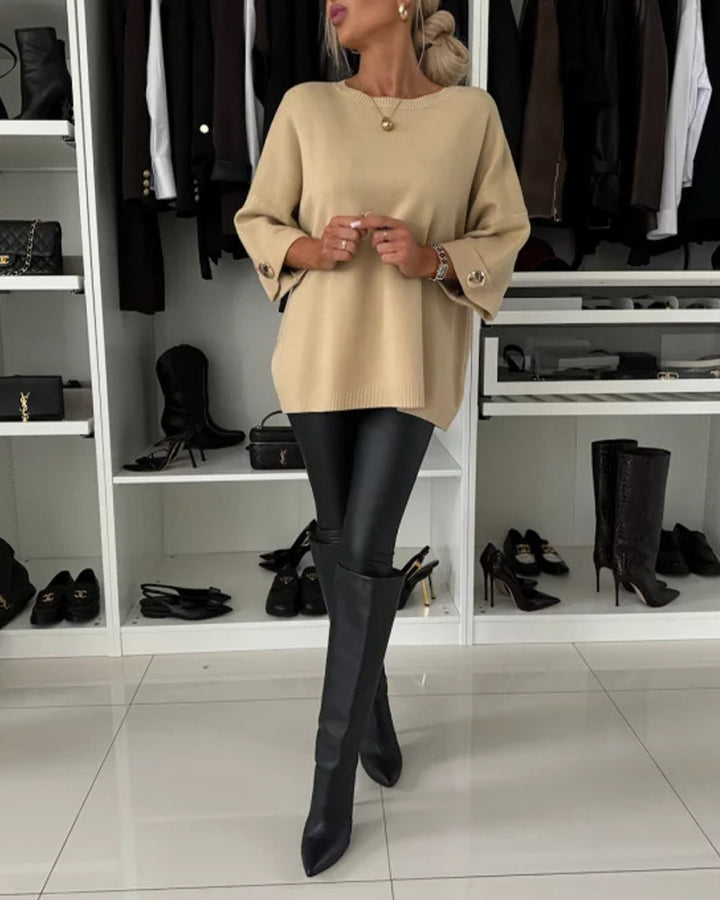 Blusa Moderna de Mujer con Corte Holgado Elegante