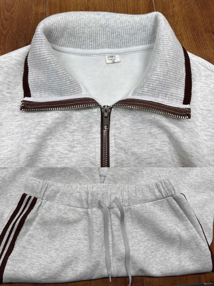 Chándal Mujer Dos Piezas con Sudadera Half Zip